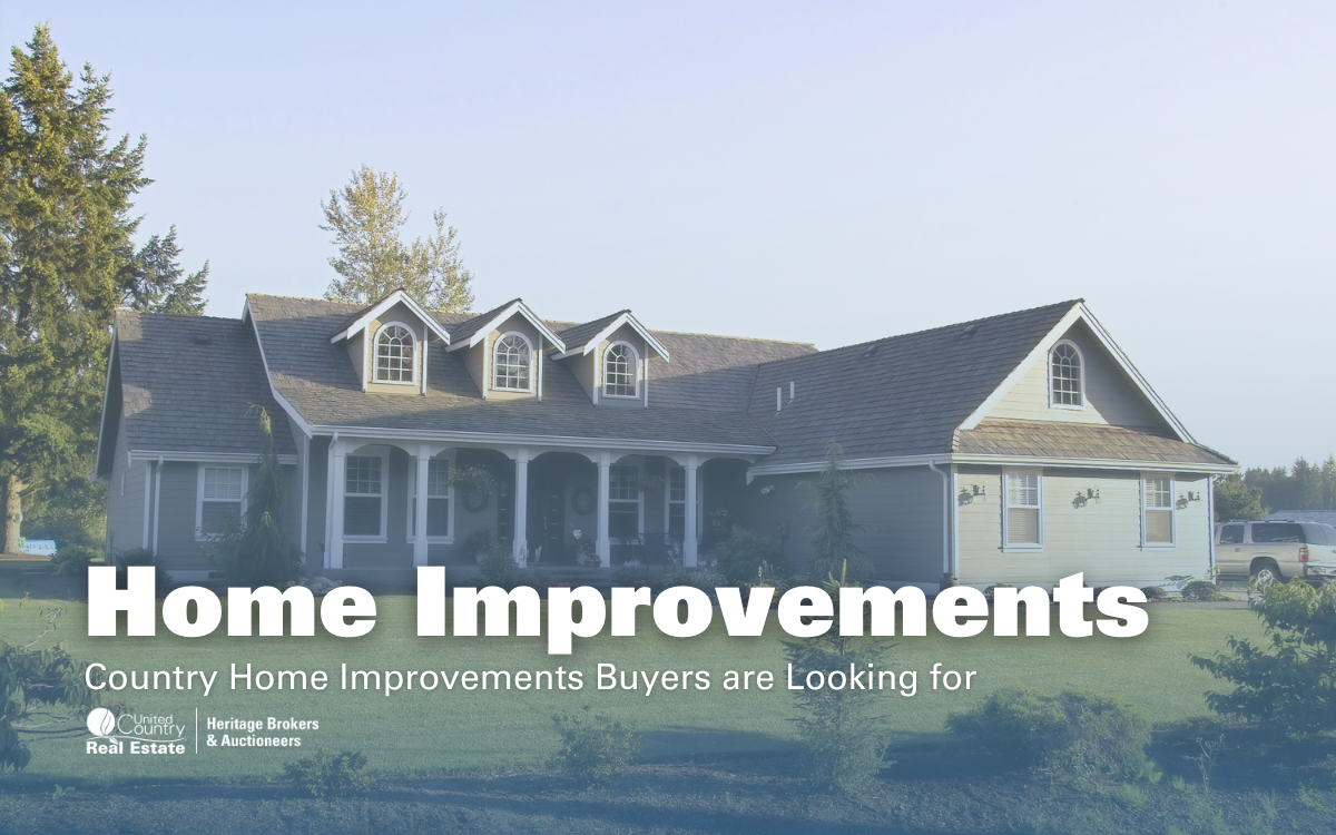 Improvements to Increase the Value of Your Country Home